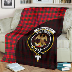 Drummond Modern Tartan Crest Blanket Wave Style