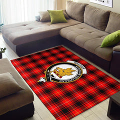 Maciver Tartan Crest Area Rug