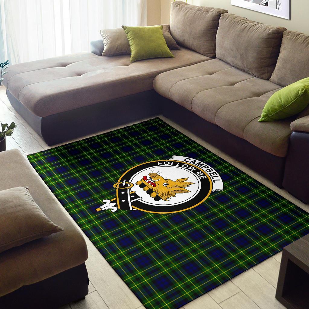 Campbell Of Breadalbane Tartan Crest Area Rug