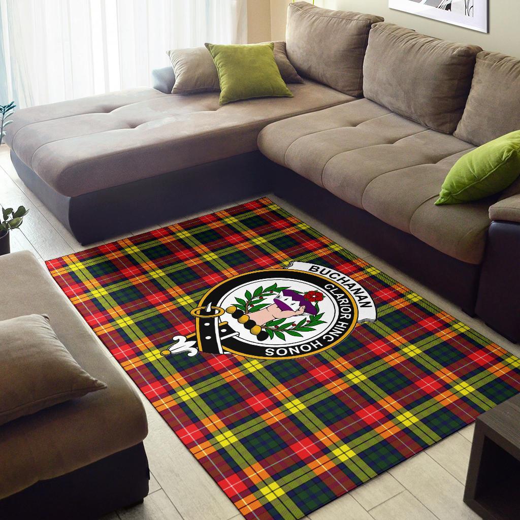 Buchanan Tartan Crest Area Rug