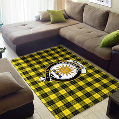 MacLeod Of Lewis Tartan Crest Area Rug