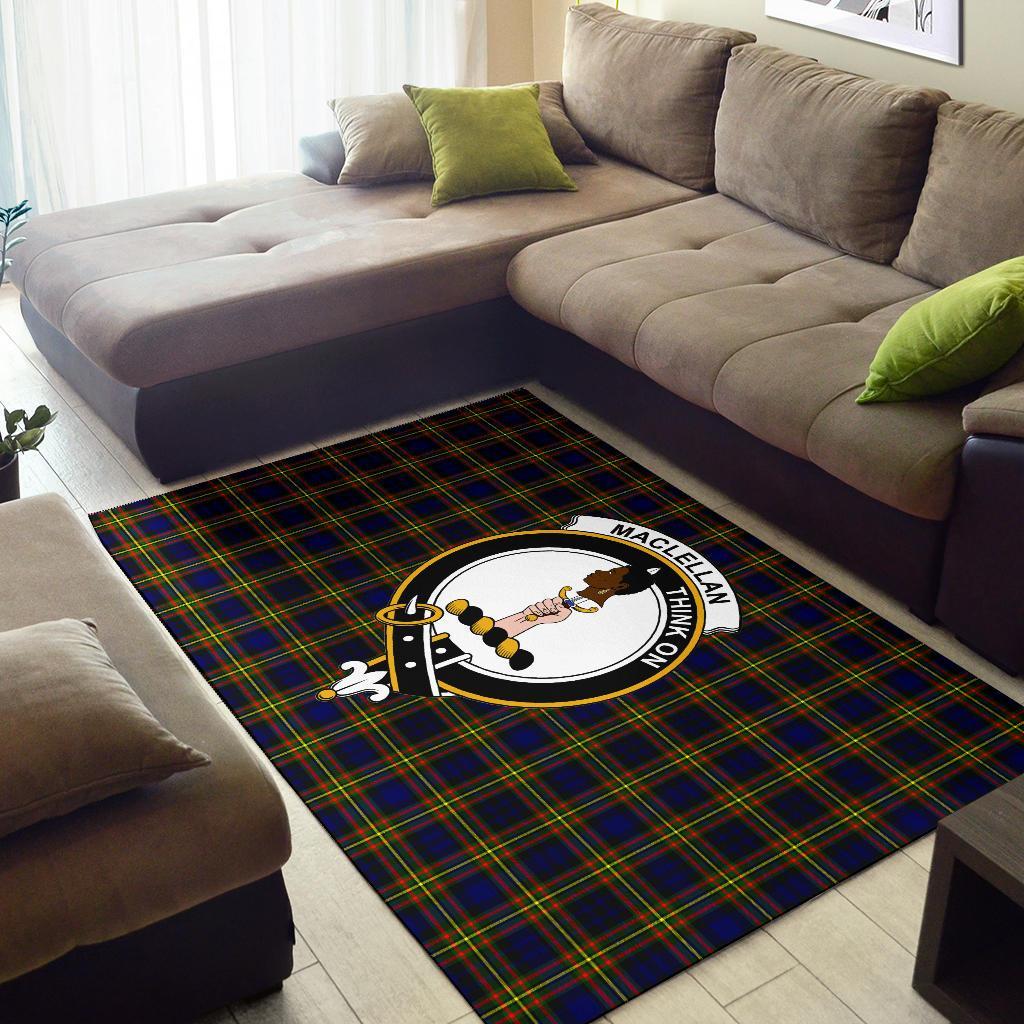 MacLellan Tartan Crest Area Rug