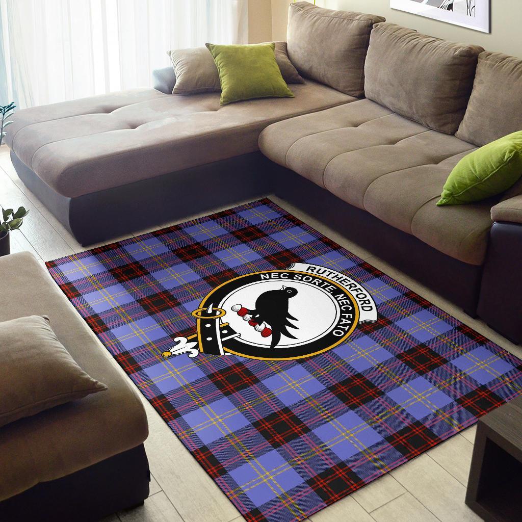 Rutherford Tartan Crest Area Rug