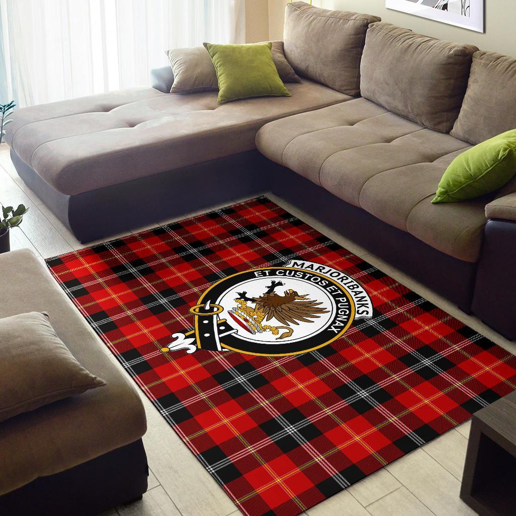 Marjoribanks Tartan Crest Area Rug