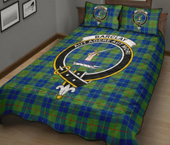 Barclay Hunting Ancient Tartan Crest Quilt Bed Set