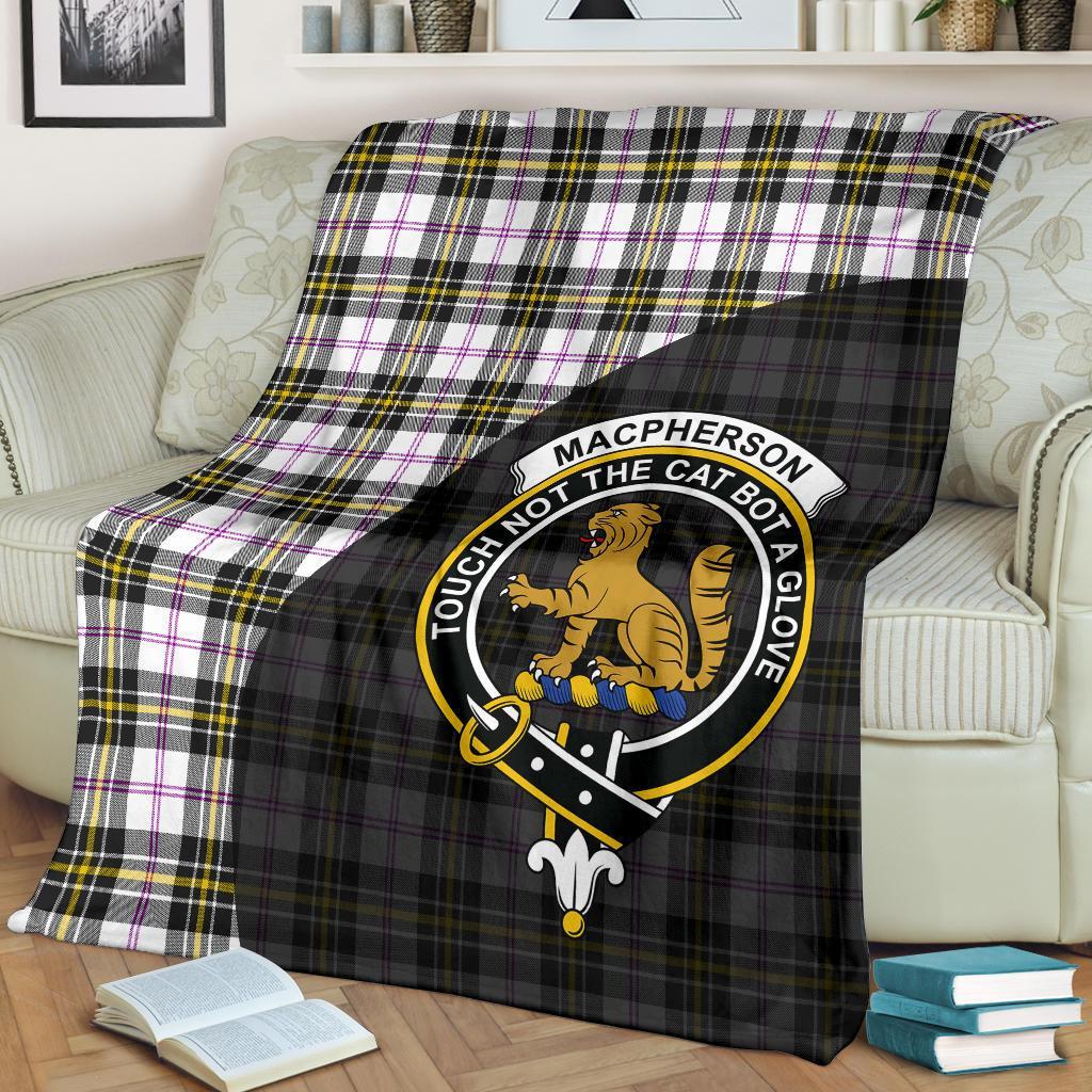 MacPherson Dress Modern Tartan Crest Blanket Wave Style