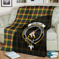 MacMillan Old Modern Tartan Crest Blanket Wave Style