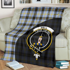 Bell of the Borders Tartan Crest Blanket Wave Style