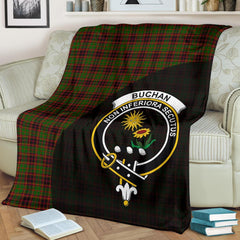 Buchan Modern Tartan Crest Blanket Wave Style