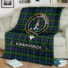 Kirkpatrick Family Tartan Crest Blankets - SP