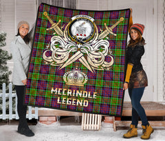 McCrindle Tartan Crest Legend Gold Royal Premium Quilt SP