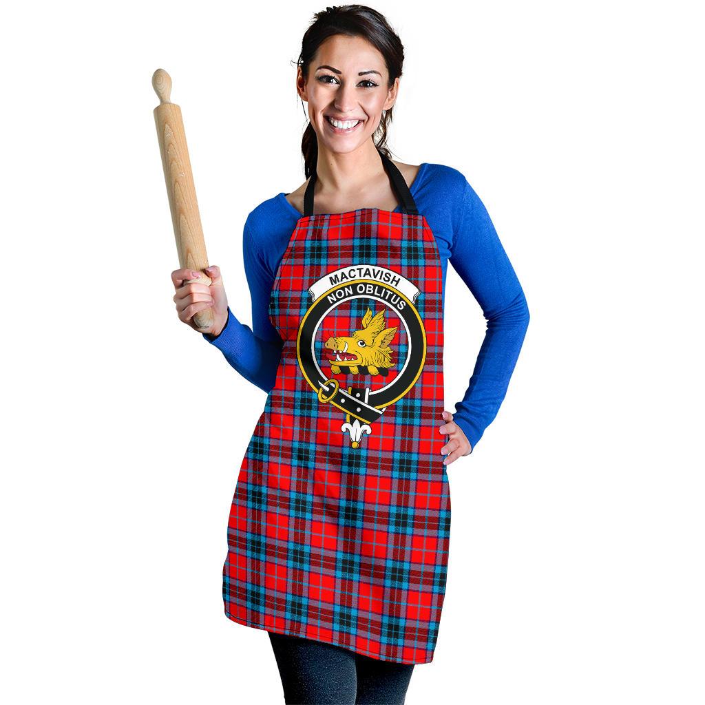 MacTavish Modern Tartan Crest Apron