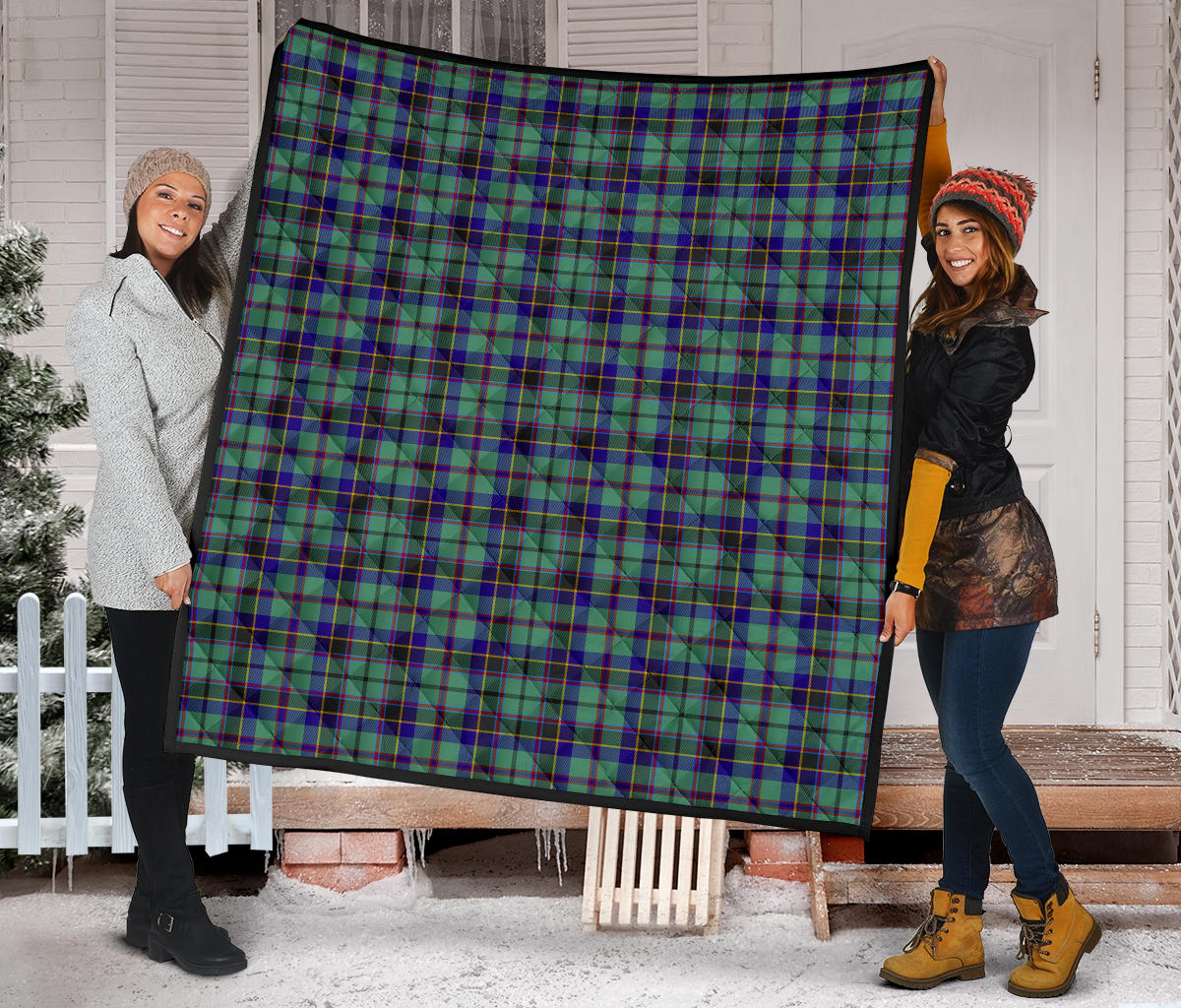 Stevenson Family Modern Tartan Quilt - SP