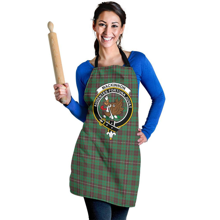 MacKinnon Hunting Ancient Tartan Crest Apron