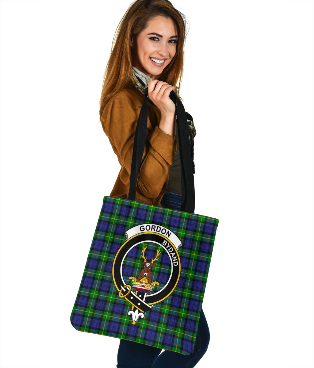 Gordon Modern Tartan Crest Tote Bag - SP