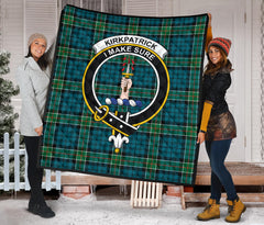 Kirkpatrick Tartan Crest Quilt - SP