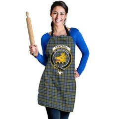 Campbell Faded Tartan Crest Apron