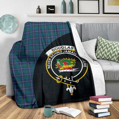 Douglas Modern Tartan Crest Blanket Wave Style