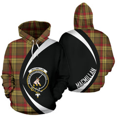 MacMillan Old Weathered Tartan Crest Hoodie - Circle Style