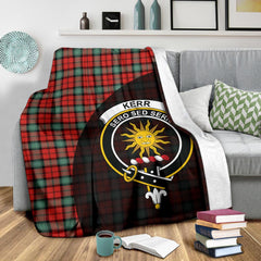 Kerr Ancient Tartan Crest Blanket - 3 Sizes