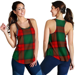 Stewart Atholl Modern Tartan Women Racerback Tank Top