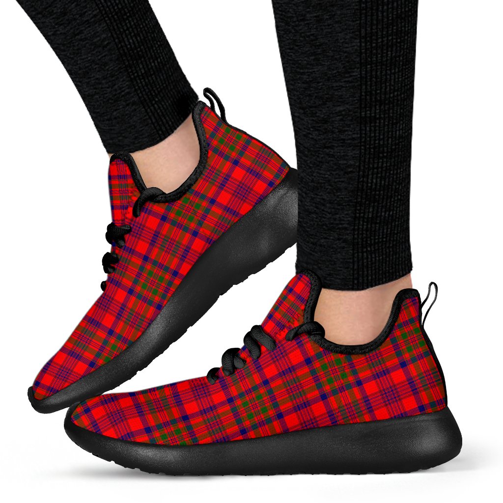 Murray of Tulloch Modern Tartan Mesh Knit Sneakers