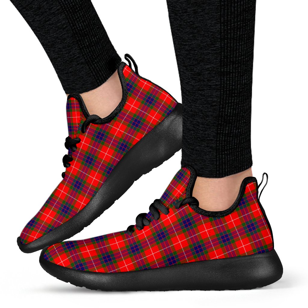 Fraser Modern Tartan Mesh Knit Sneakers