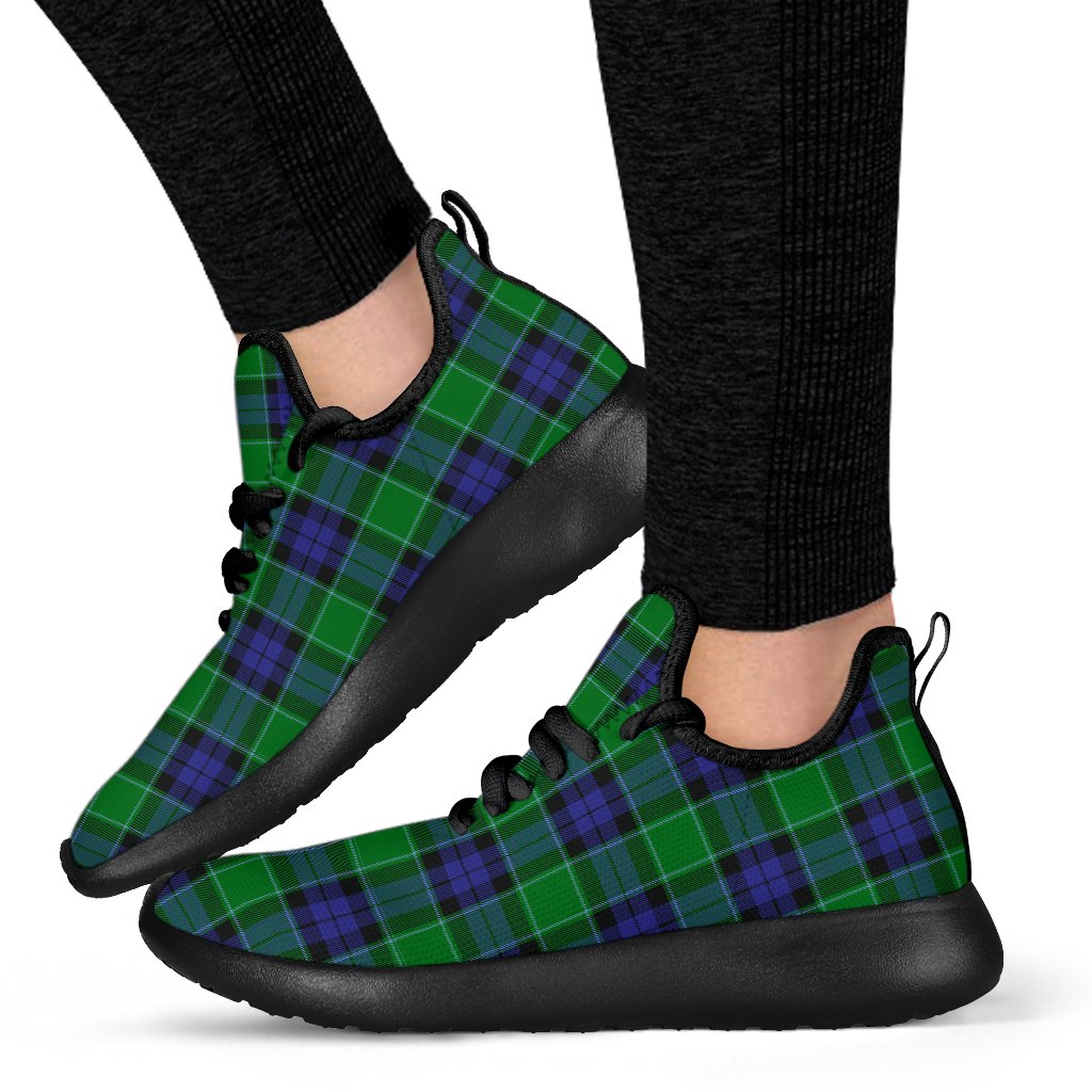 Graham of Menteith Modern Tartan Mesh Knit Sneakers