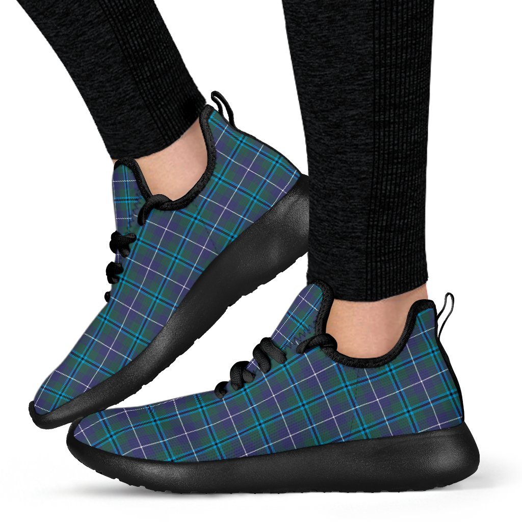 Douglas Modern Tartan Mesh Knit Sneakers