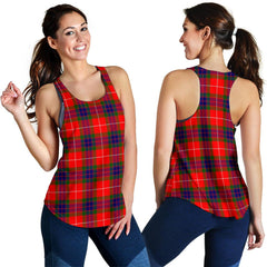 Fraser Modern Tartan Women Racerback Tank Top