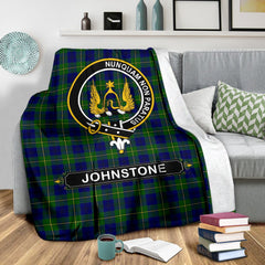 Johnstone Family Tartan Crest Blankets