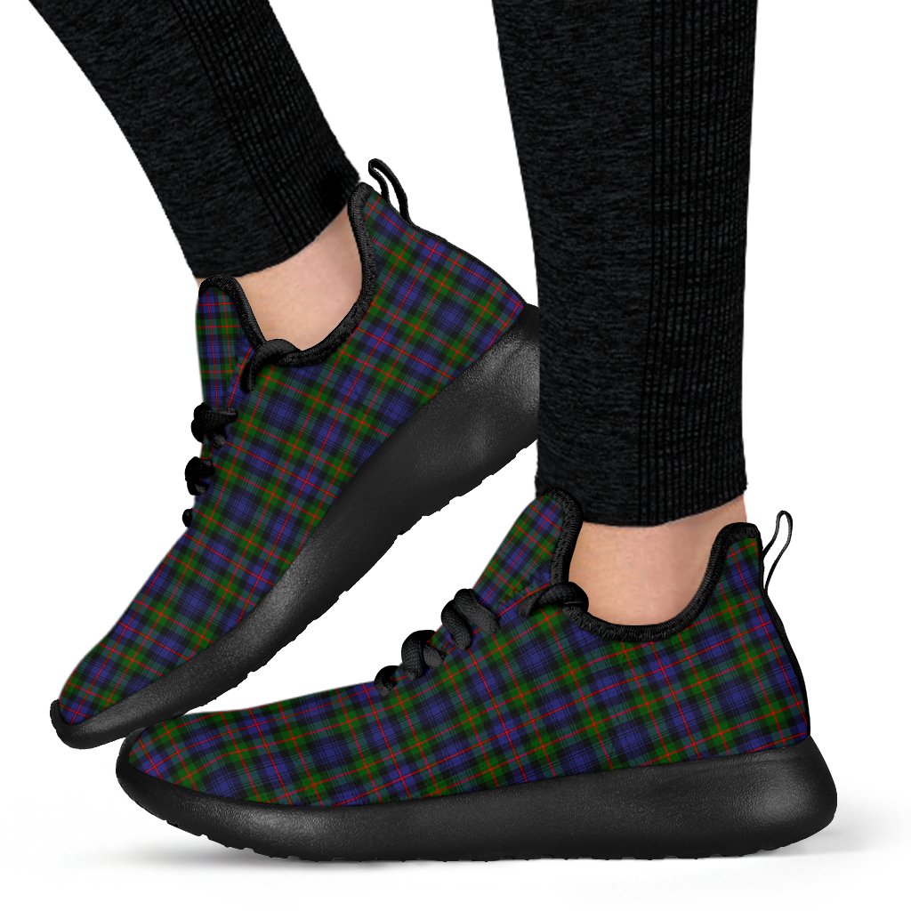 Murray of Atholl Modern Tartan Mesh Knit Sneakers