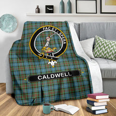 Caldwell Family Tartan Crest Blankets