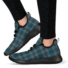 Cockburn Modern Tartan Mesh Knit Sneakers