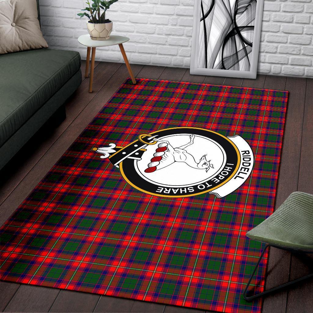 Riddell Tartan Crest Area Rug