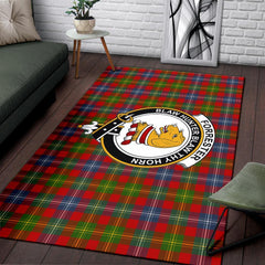 Forrester Tartan Crest Area Rug