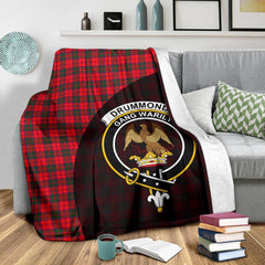 Drummond Modern Tartan Crest Blanket Wave Style