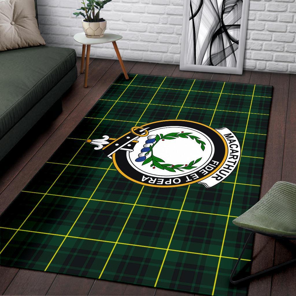 Macarthur Tartan Crest Area Rug