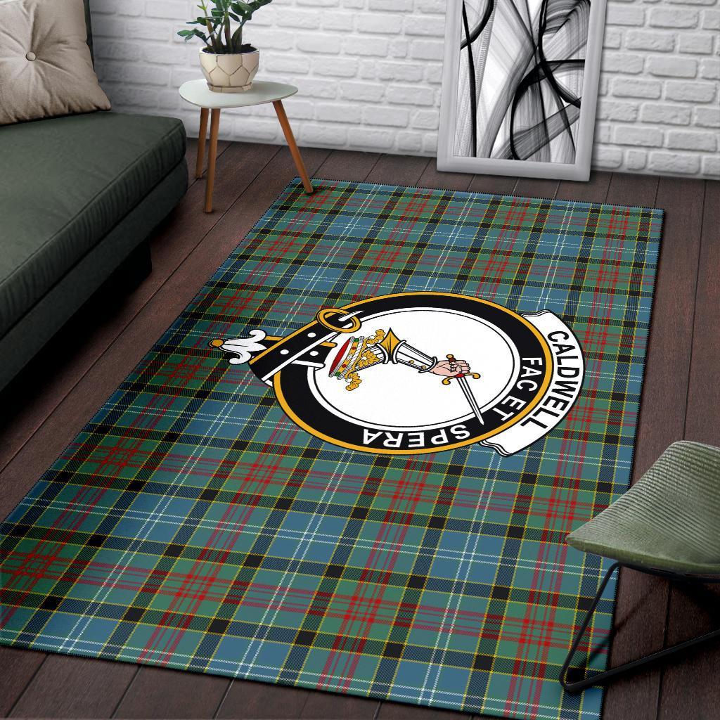 Caldwell Tartan Crest Area Rug