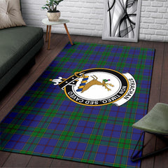 Strachan Tartan Crest Area Rug