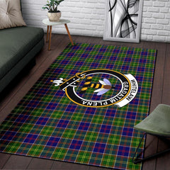 Whitelaw Tartan Crest Round Rug