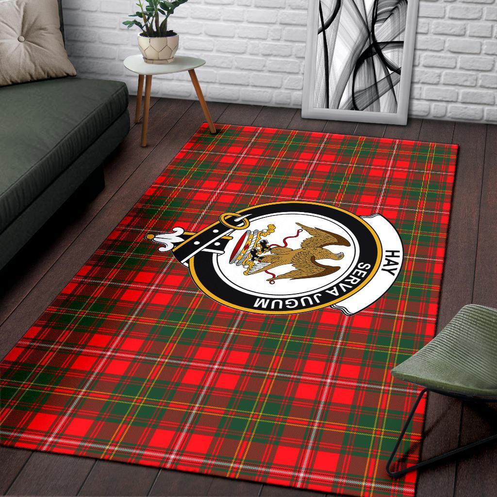 Hay Tartan Crest Area Rug