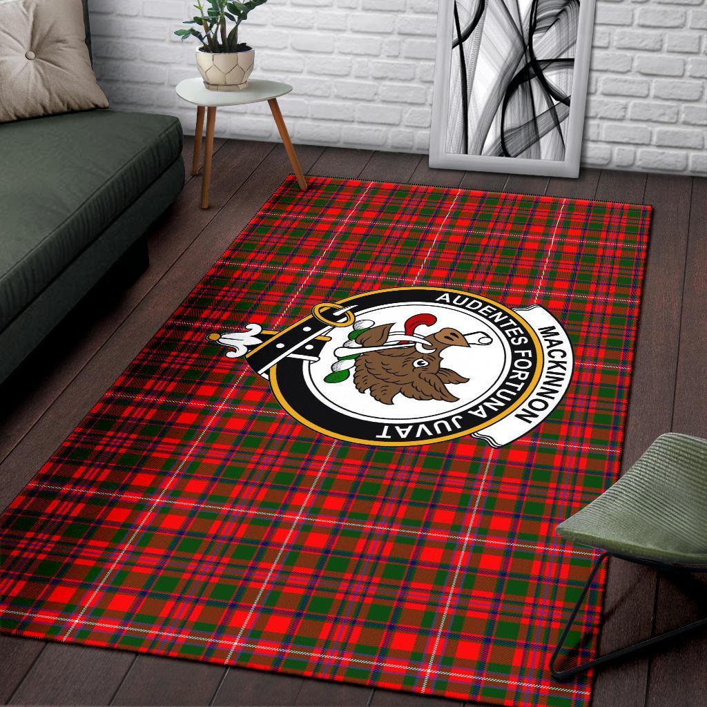 Mackinnon Tartan Crest Area Rug