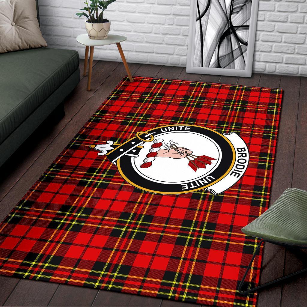 Brodie Tartan Crest Area Rug