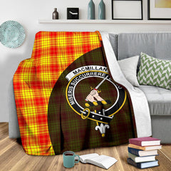 MacMillan Tartan Crest Blanket Wave Style