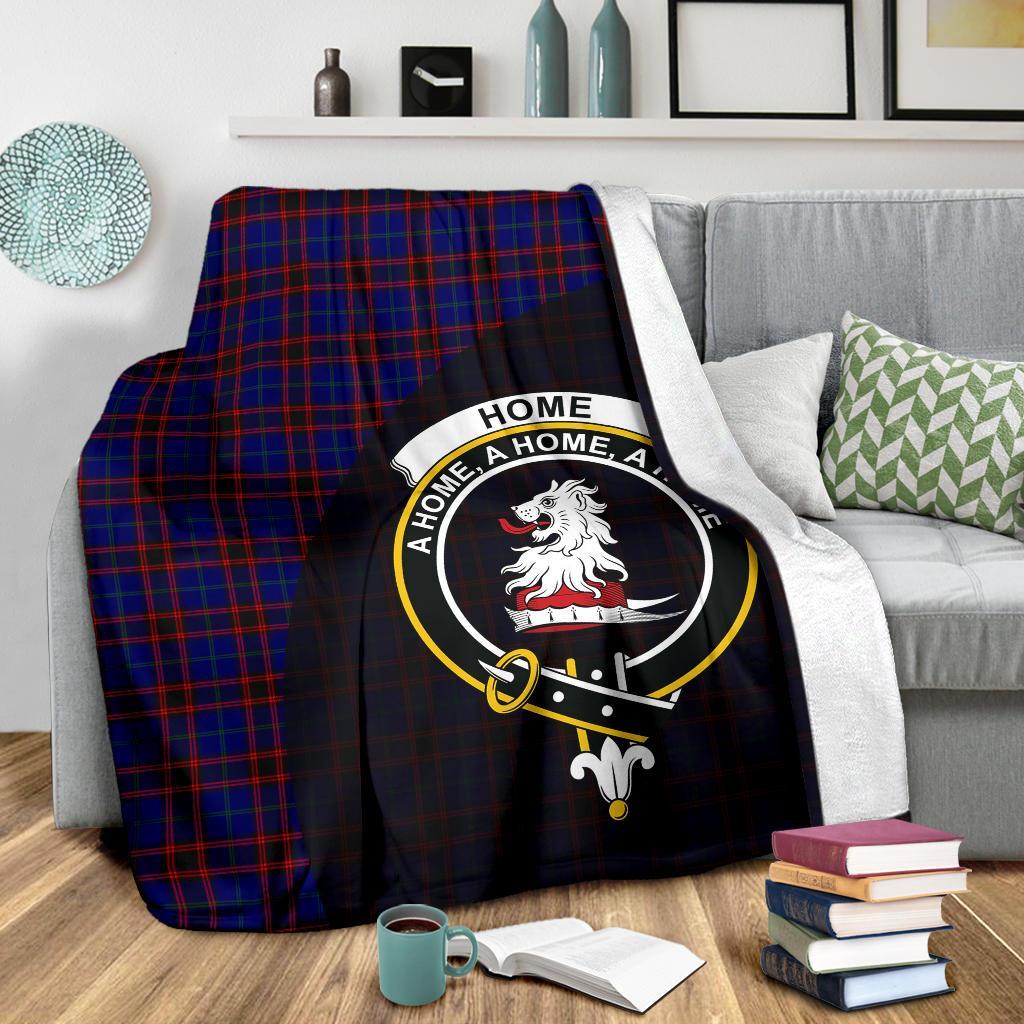 Home Modern Tartan Crest Blanket Wave Style