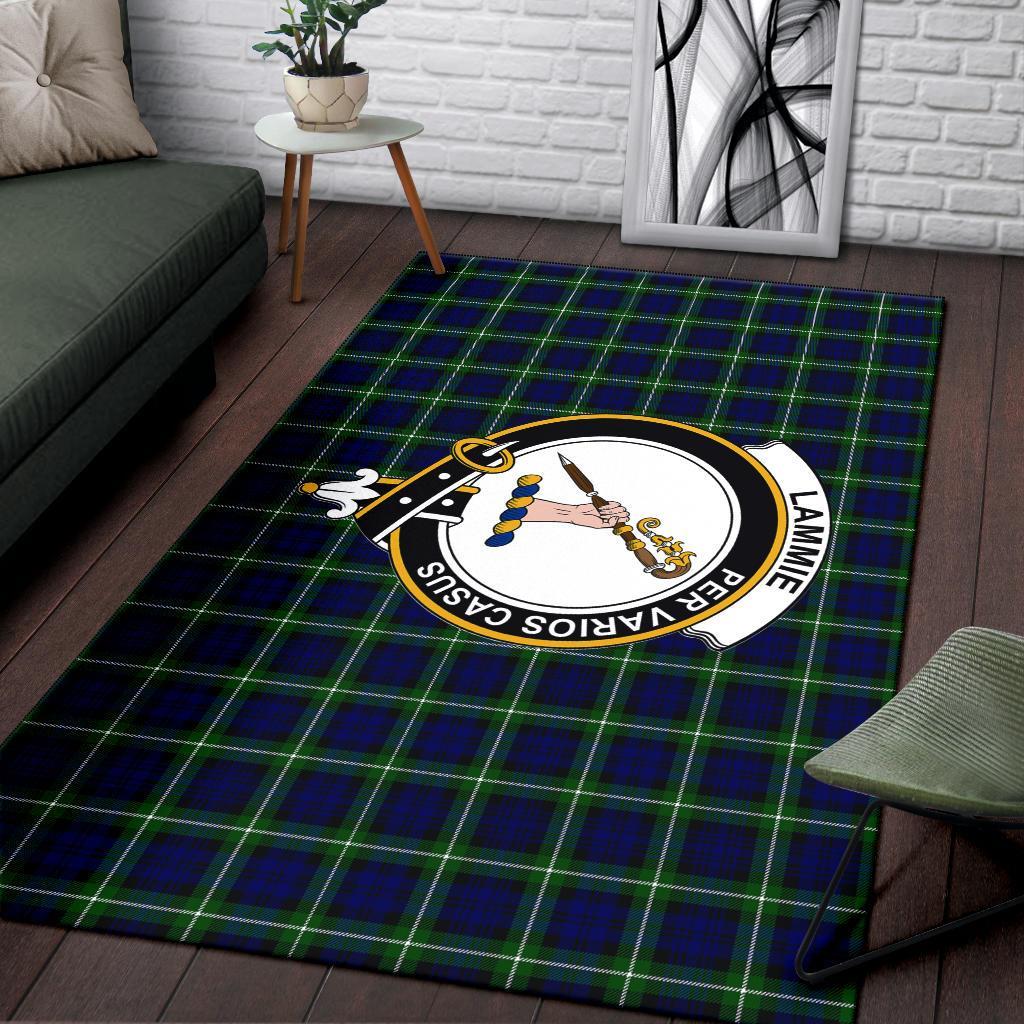 Lammie Tartan Crest Area Rug