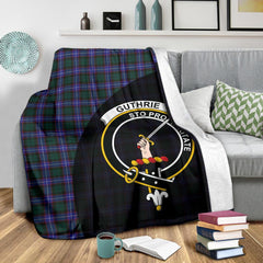 Guthrie Modern Tartan Crest Blanket Wave Style