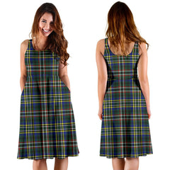 Scott Green Modern Tartan Midi Dress