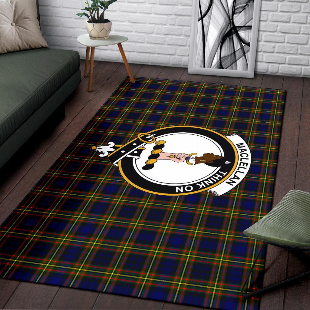 MacLellan Tartan Crest Area Rug